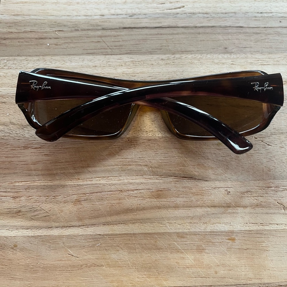 Ray Ban Polarized Rb4075 Rectangular Sunglasses T… - image 4